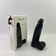 Load image into Gallery viewer, Vexyze Sex toys, Black Dildos, Sex Toy, 8.5 Inch Ultra Soft Lifelike Silicone Anal Dildo with Strong Suction Cup, G Spot Stimulator Adult Sexy Toys for Women Men Couple Sexual Pleasure Tools for Women, Black