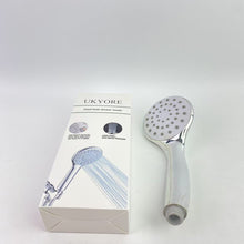 Load image into Gallery viewer, UKYORE Hand held shower heads,High Pressure Shower Heads with Handheld – 5" Bathroom Rain Shower Head - 5 Spray Settings High Flow Handheld Shower Head with 60” Long Hose and Adjustable Bracket – The Perfect Replacement Showerhead