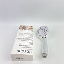 Load image into Gallery viewer, UKYORE Hand held shower heads,High Pressure Shower Heads with Handheld – 5" Bathroom Rain Shower Head - 5 Spray Settings High Flow Handheld Shower Head with 60” Long Hose and Adjustable Bracket – The Perfect Replacement Showerhead