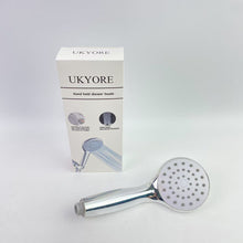 Load image into Gallery viewer, UKYORE Hand held shower heads,High Pressure Shower Heads with Handheld – 5" Bathroom Rain Shower Head - 5 Spray Settings High Flow Handheld Shower Head with 60” Long Hose and Adjustable Bracket – The Perfect Replacement Showerhead