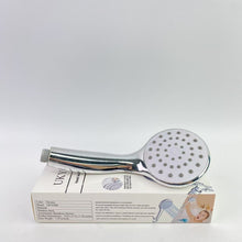 Load image into Gallery viewer, UKYORE Hand held shower heads,High Pressure Shower Heads with Handheld – 5" Bathroom Rain Shower Head - 5 Spray Settings High Flow Handheld Shower Head with 60” Long Hose and Adjustable Bracket – The Perfect Replacement Showerhead