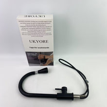 Load image into Gallery viewer, UKYORE Taps for washstands,Black Kitchen Faucets, Kitchen Faucet with Pull Down Sprayer, High Arc Single Handle Stainless Steel Sink Faucets 1 or 3 Hole, Classic Kitchen Sink Faucets for Farmhouse Camper Laundry Bar