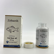 Load image into Gallery viewer, Zobaerih Cod liver oil - Cod Liver Oil, Omega-3s + A & D3, Wild-Caught Norwegian Arctic Cod-Liver Oil, Sustainably Sourced Nordic Fish Oil Liquid, Green Apple