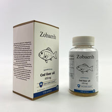 Load image into Gallery viewer, Zobaerih Cod liver oil - Cod Liver Oil, Omega-3s + A & D3, Wild-Caught Norwegian Arctic Cod-Liver Oil, Sustainably Sourced Nordic Fish Oil Liquid, Green Apple