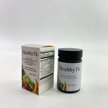 Load image into Gallery viewer, HealthyTh Dietary supplements for human consumption - Supports a Balanced Mood, Healthy Stress Response & Digestive Health with Prebiotics, Ashwagandha, Vitamin B12, Folate - for Men & Women - 60ct