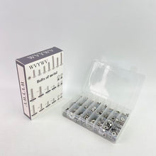 Load image into Gallery viewer, WVYWV Bolts of metal,351Pcs Machine Screws Nuts and Bolts Assortment Kit, # 6-32# 8-32# 10-24 Phillips Pan Head Assorted 304 Stainless Steel Bolts Nuts Flat Washers Bolts with Case