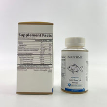 Load image into Gallery viewer, iMATCHME Cod liver oil - Cod Liver Oil, Omega-3s + A & D3, Wild-Caught Norwegian Arctic Cod-Liver Oil, Sustainably Sourced Nordic Fish Oil Liquid, Green Apple