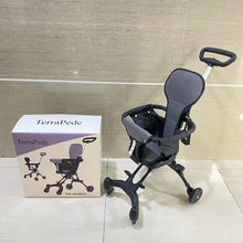 Load image into Gallery viewer, TerraPede Pet Stroller, 35 lbs Weight Capacity, Foldable Dog Stroller Cart, 4 Wheels Cats Strollers with with Detachable Carrier & Mesh Windows, Portable Design with Brake for Small to Medium Pets