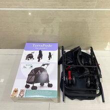 Load image into Gallery viewer, TerraPede Pet strollers,Pet Stroller for Large Dogs up to 110lbs, Large Pet Stroller for Multiple Pets, All-Terrain with Adjustable Handle & Mesh Dual-Window, 1680D Waterproof Oxford Fiber