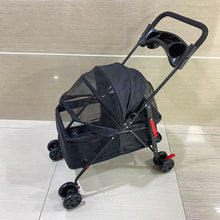 Load image into Gallery viewer, TerraPede Pet strollers,Pet Stroller for Large Dogs up to 110lbs, Large Pet Stroller for Multiple Pets, All-Terrain with Adjustable Handle & Mesh Dual-Window, 1680D Waterproof Oxford Fiber