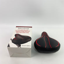 Load image into Gallery viewer, Moveloop Bicycle saddles,Oversized Bike Seat, Comfortable Bike Seat - Universal Replacement Bicycle Saddle - Waterproof Leather Bicycle Seat with Extra Padded Memory Foam - Bicycle Seat for Men/Women