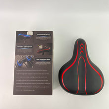 Load image into Gallery viewer, Moveloop Bicycle saddles,Oversized Bike Seat, Comfortable Bike Seat - Universal Replacement Bicycle Saddle - Waterproof Leather Bicycle Seat with Extra Padded Memory Foam - Bicycle Seat for Men/Women