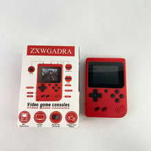 Load image into Gallery viewer, ZXWGADRA Video game consoles,Retro Handheld Games Console Built-in 400 Video Games, Portable Handheld Emulator with 3.0" HD Screen and Rechargeable Battery, Support Connection to TV and 2 Players, Gifts for Boys and Girls (Red)