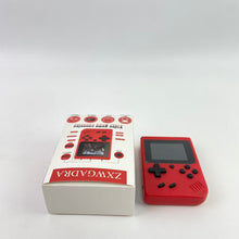 Load image into Gallery viewer, ZXWGADRA Video game consoles,Retro Handheld Games Console Built-in 400 Video Games, Portable Handheld Emulator with 3.0" HD Screen and Rechargeable Battery, Support Connection to TV and 2 Players, Gifts for Boys and Girls (Red)