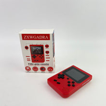 Load image into Gallery viewer, ZXWGADRA Video game consoles,Retro Handheld Games Console Built-in 400 Video Games, Portable Handheld Emulator with 3.0" HD Screen and Rechargeable Battery, Support Connection to TV and 2 Players, Gifts for Boys and Girls (Red)