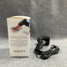 Load image into Gallery viewer, TOKBTY Bar code scanners,Automatic Omnidirectional Desktop Barcode Scanner, Hands-Free USB Wired QR Barcode Reader, 1D 2D Bar Code Image Sensing for Warehouse, Supermarket, Retail Store, Bookstore Pos System