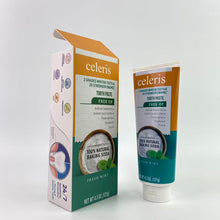 Load image into Gallery viewer, celeris Tooth paste,Fluoride-Free Toothpaste Whiten + Activated Charcoal - 4.3oz Tubes, Clean Mint- 100% Natural Baking Soda