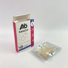 Load image into Gallery viewer, MAOJI Gelatin capsules, empty, for pharmaceuticals,Empty Gelatin Capsules - (50 Count) Very Small Empty Capsules Ideal for DIY Filling - Gel Caps