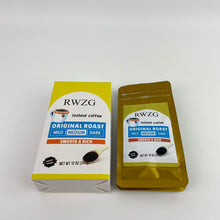 Load image into Gallery viewer, RWZG Instant coffee - 100% Caffeine, Mold Free, Low Acid Arabica Beans for On-the-Go Energy - Hot or Cold Rich Taste Single Serve Travel Packets