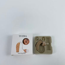 Load image into Gallery viewer, TFZBA hearing aids,Behind the Ear Sound Amplifier, Amplifies Sound by 30 Times, Lightweight, Virtually Invisible, Comfortable, Adjustable Volume, Fast Charging, Nude