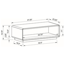 Load image into Gallery viewer, ZWYO HOSIMU High Gloss Rectangular Cocktail Coffee Table