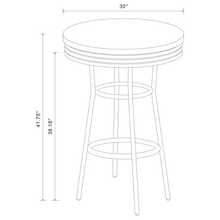 Load image into Gallery viewer, ZWYO HOSIMU 3-piece Round 1950s Bistro Pub Bar Table Set