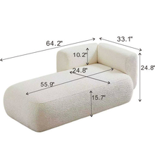 Load image into Gallery viewer, ZWYO HOSIMU Upholstered Chaise Lounge