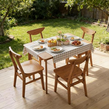 Load image into Gallery viewer, ZWYO HOSIMU 5-Piece Wooden Dining Room Set