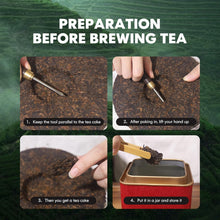Load image into Gallery viewer, Thryzlemp Organic Ripe Pu erh Tea Cake,3.53 Oz USDA Certified Aged Fermented Pu-Erh Tea Cake, Chiese Tea Fermented Traditional Craft, Woody Aroma, No Fishy