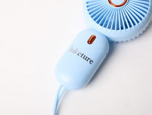 Load image into Gallery viewer, luketure Handheld Fan, Mini Pocket Fan, USB-C Rechargeable Personal Fan, 3 Speed Adjustable, Portable Travel Fan with Lanyard
