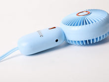 Load image into Gallery viewer, luketure Handheld Fan, Mini Pocket Fan, USB-C Rechargeable Personal Fan, 3 Speed Adjustable, Portable Travel Fan with Lanyard