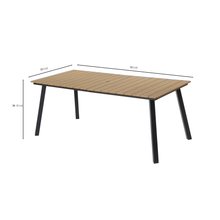 Load image into Gallery viewer, ZWYO HOSIMU Outdoor Extendable Dining Table for 4-6