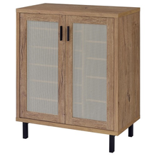 Load image into Gallery viewer, ZWYO HOSIMU Natural Oak 2-door Storage Accent Cabinets
