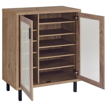 Load image into Gallery viewer, ZWYO HOSIMU Natural Oak 2-door Storage Accent Cabinets
