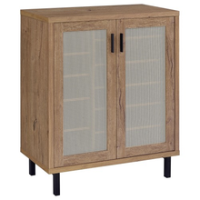 Load image into Gallery viewer, ZWYO HOSIMU Natural Oak 2-door Storage Accent Cabinets
