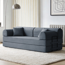 Load image into Gallery viewer, ZWYO HOSIMU Convertible Sleeper Sofa Bed with Cylindrical Pillow
