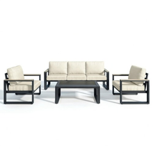 Load image into Gallery viewer, ZWYO HOSIMU All-Weather 4-Piece Ultra Aluminum Patio Furniture Set

