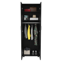 Load image into Gallery viewer, ZWYO HOSIMU Armoire with Two Interior Shelves, Rod, Double Door
