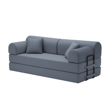 Load image into Gallery viewer, ZWYO HOSIMU Convertible Sleeper Sofa Bed with Cylindrical Pillow
