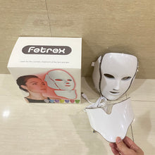 Load image into Gallery viewer, Fetrex Lasers for the cosmetic treatment of the face and skin,Red Light Therapy for Face, LED Facial Light Therapy Mask, 7 Led Light Therapy Facial Skin Care Mask At Home
