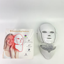 Load image into Gallery viewer, Fetrex Lasers for the cosmetic treatment of the face and skin,Red Light Therapy for Face, LED Facial Light Therapy Mask, 7 Led Light Therapy Facial Skin Care Mask At Home
