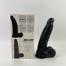 Load image into Gallery viewer, Vexyze Sex toys, Black Dildos, Sex Toy, 8.5 Inch Ultra Soft Lifelike Silicone Anal Dildo with Strong Suction Cup, G Spot Stimulator Adult Sexy Toys for Women Men Couple Sexual Pleasure Tools for Women, Black
