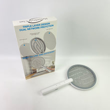 Load image into Gallery viewer, HavenStyle Clan Electric fly swatters,Electric Fly Swatter 3000V Bug Zapper Racket 2 in 1 Fly Swatter with 1200mAh Battery Rechargeable Mosquito Killer Lamp with 3 Layers Safety Mesh for Indoor and Outdoor
