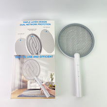 Load image into Gallery viewer, HavenStyle Clan Electric fly swatters,Electric Fly Swatter 3000V Bug Zapper Racket 2 in 1 Fly Swatter with 1200mAh Battery Rechargeable Mosquito Killer Lamp with 3 Layers Safety Mesh for Indoor and Outdoor
