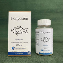 Load image into Gallery viewer, Fonyosion Edible fish oils for medical purposes - Cod Liver Oil, Omega-3s + A &amp; D3, Wild-Caught Norwegian Arctic Cod-Liver Oil, Sustainably Sourced Nordic Fish Oil Liquid, Green Apple
