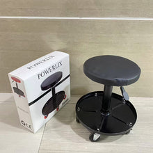 Load image into Gallery viewer, POWERLIX Stools – Rolling Stool for Dentists, Spas, &amp; Healthcare Environments – Round Stool with 5 Casters – Adjustable Height from 18.5&quot; to 25&quot; – Easy to Assemble Stool with Wheels
