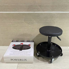 Load image into Gallery viewer, POWERLIX Stools – Rolling Stool for Dentists, Spas, &amp; Healthcare Environments – Round Stool with 5 Casters – Adjustable Height from 18.5&quot; to 25&quot; – Easy to Assemble Stool with Wheels
