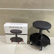 Load image into Gallery viewer, POWERLIX Stools – Rolling Stool for Dentists, Spas, &amp; Healthcare Environments – Round Stool with 5 Casters – Adjustable Height from 18.5&quot; to 25&quot; – Easy to Assemble Stool with Wheels
