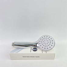Load image into Gallery viewer, UKYORE Hand held shower heads,High Pressure Shower Heads with Handheld – 5&quot; Bathroom Rain Shower Head - 5 Spray Settings High Flow Handheld Shower Head with 60” Long Hose and Adjustable Bracket – The Perfect Replacement Showerhead
