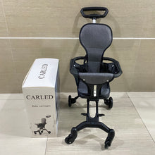 Load image into Gallery viewer, CARLED Baby carriages,Lightweight and Compact Stroller with One Hand Easy Fold, Adjustable Handles and Soft Ride Wheels, Black

